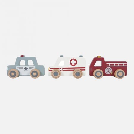 Emergency service vehicle set